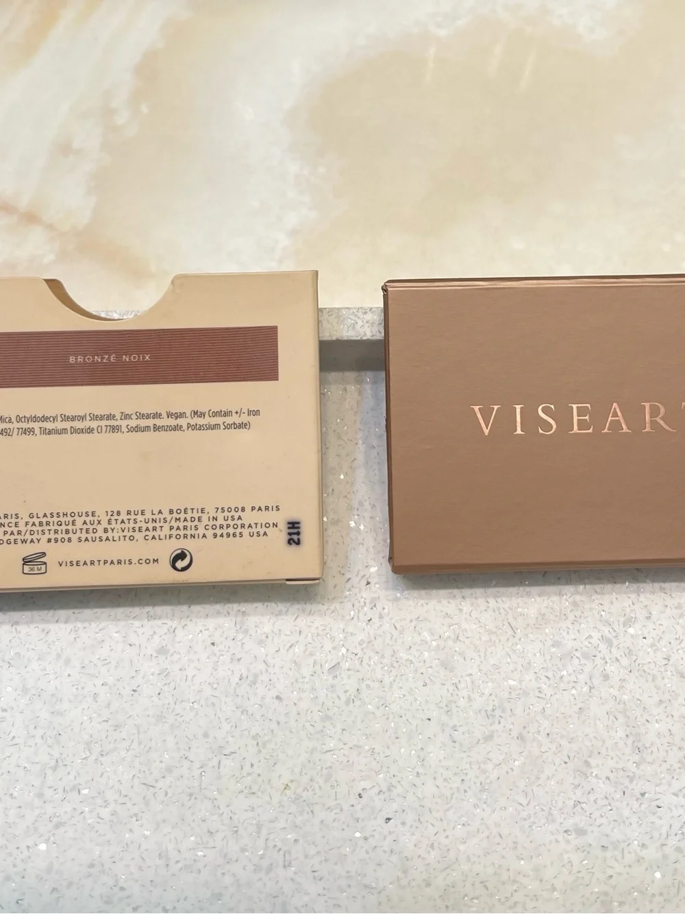 VISEART ~ ‘BRONZE NOIX’ Professional Bronzer with Box ~ Full Size 7.5 g